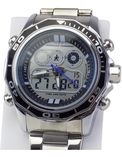 Relógio Masculino Original Aço Qualidade Garantia Caixa Top