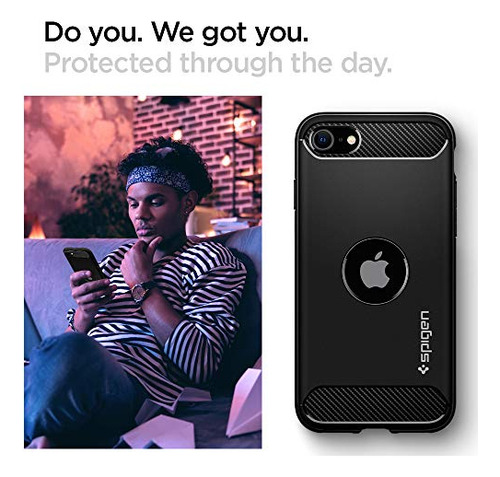 Funda Para iPhone SE 2020 Matte Negro