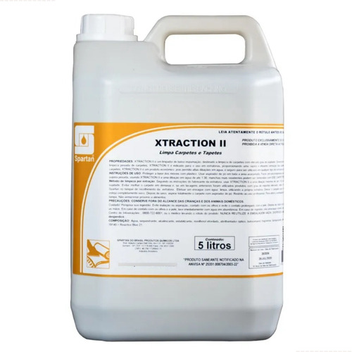 Shampoo Detergente Estofados E Carpetes Xtraction 2 Xt5