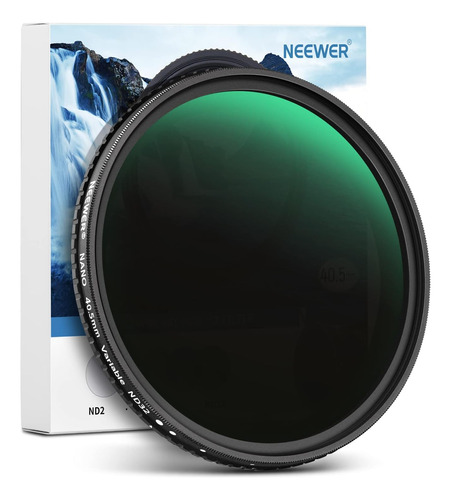 Neewer Filtro Nd Variable Hd 40.5 Mm Nd2-nd32 Vidrio Optico