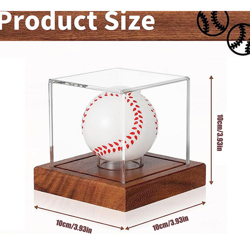 Vitrinas De Béisbol Para Pelotas Vitrina De Béisbol Con Base