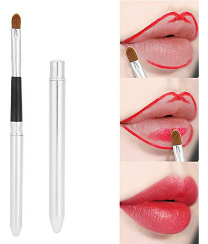 Brochas De Maquillaje - Professional Lipstick Brush, Lip Con