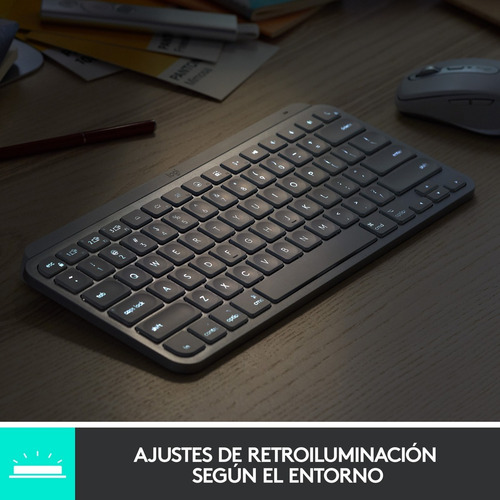 Imagen 4 de 10 de Teclado Avanzado Recargable Logitech Mx Keys Mini - Negro