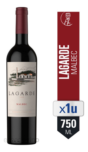 Vino Lagarde Malbec 750 Ml