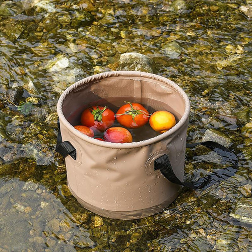 Cubo Plegable, Plegables Para Agua - Bucket De Campamento
