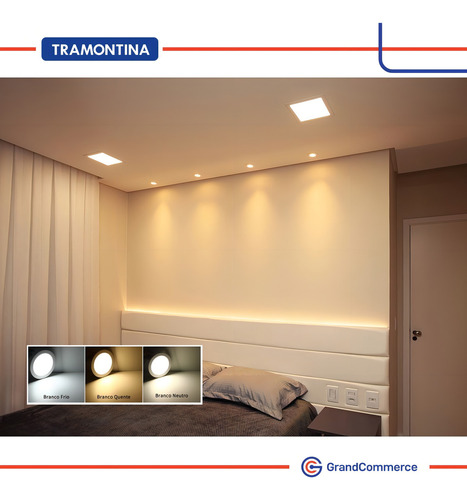 Spot Led Redondo Embebido Tramontina 3w 6500k (luz blanca)