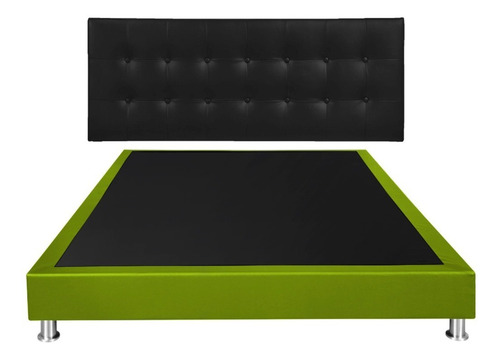 Cabecero + Base Cama 140x190 Doble. Varios Colores.