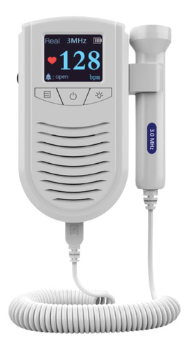 Doppler Fetal Detector Fetal Aparelho Ouvir Coração Bebê
