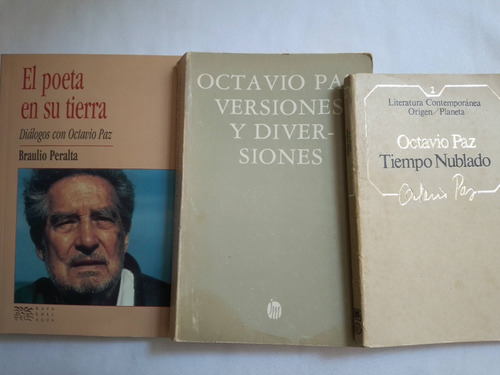 El Poeta En Su Tierra-diálogos Con Octavio Paz + 2 Libros