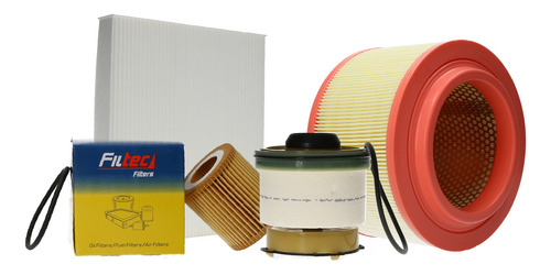 Imagen 1 de 5 de Filtros Aceite+aire+petróleo+polen Ford Ranger 3.2 12/22