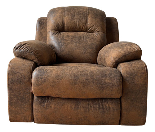 Sillon Reclinable Café Jaspeado