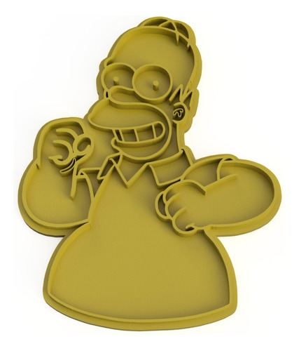 Cortador/molde Galletas Fondant De Simpson Homero