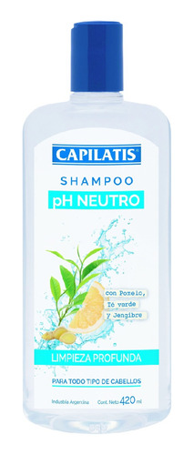 Shampoo Capilatis Ph Neutro Hipoalergénico 420 Ml