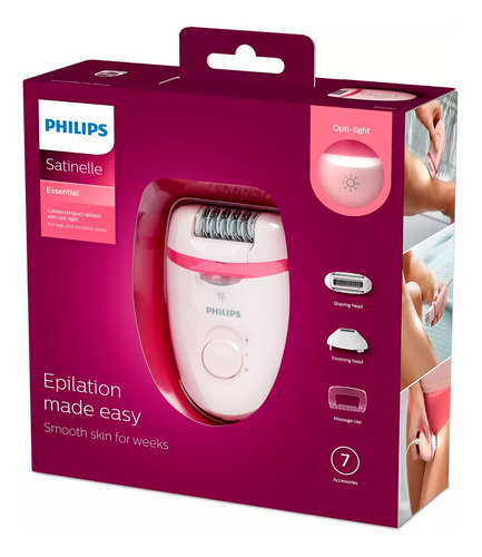 Depiladora Eléctrica Philips Bre285/00 Compacta + Accesorios