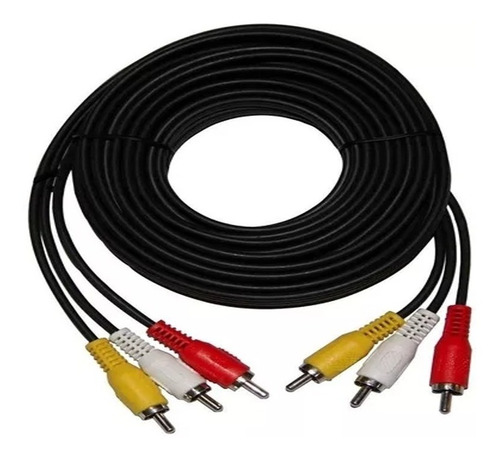 Imagen 3 de 10 de Cable Rca Ext Macho A Macho Audio Y Video 20 Metros Hd