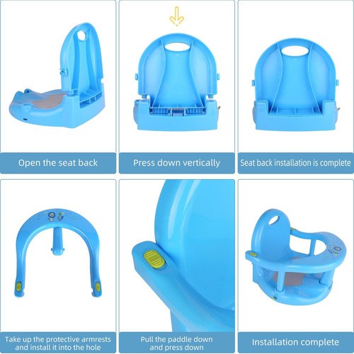 Asiento De Baño Para Bebé, Cómodo Y Seguro, Cojín De Baño Po