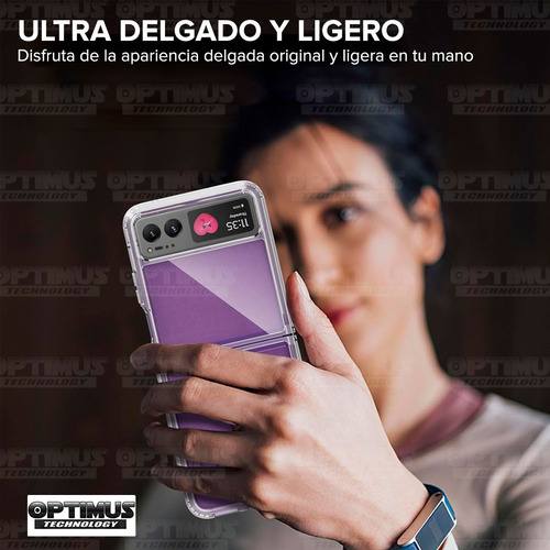 Estuche Protector Transparente Para Motorola Rarz 40 2023