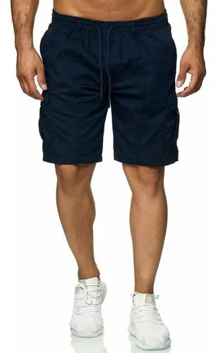 comprar Bermudas Cortas Para Hombre Bolsas Cargo Informal De Moda