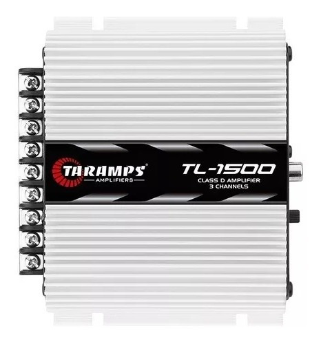 Módulo Amplificador Taramps Tl-1500 390w Rms 3x Rca 1500