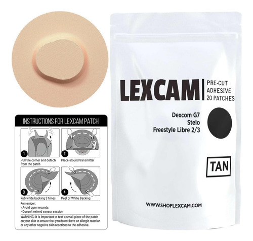 Dexcom G7, Parches Adhesivos De Stelo Y Lingo, Paquete De De