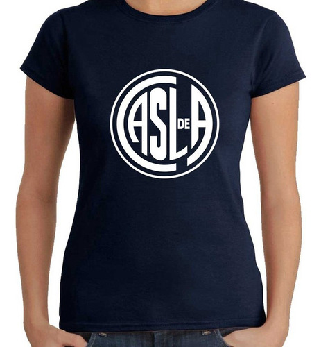 Remera Mujer San Lorenzo 100% Algodón Calidad Premium 2