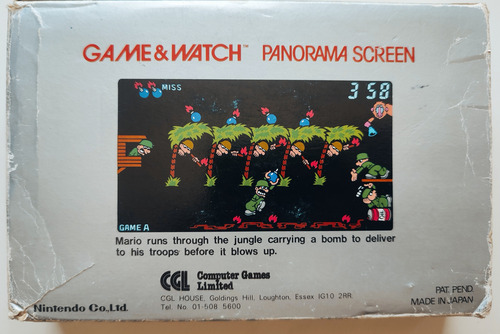 Nintendo Game & Watch Mario's Bombs Away (Usado)