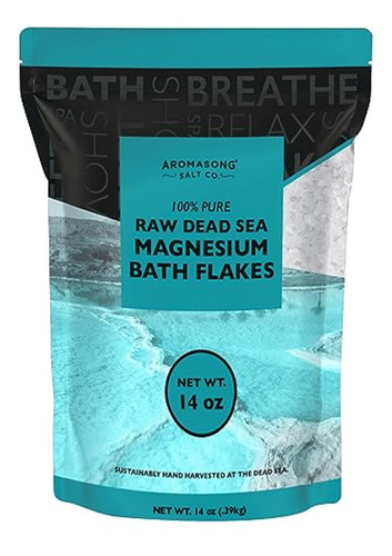 Sal De Baño Copos De Magnesio Aromasong Del Mar Muerto, 14 O