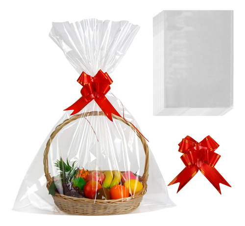 10 Bolsa S Celofan Depascua 30 X 40  Plastico Transparente