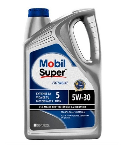 Aceite Mobil 5w30 Super Extengin Garrafa 5l