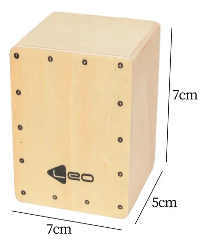 Caja De Percusión De Viaje, Tambor De Mano Compacto, Madera