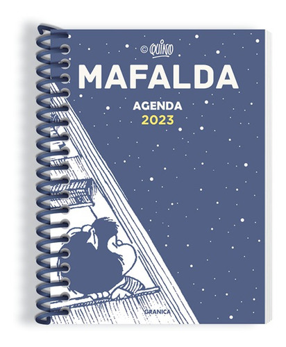 Imagen 1 de 2 de Agenda Mafalda 2023 Dia Por Página - Granica - Quino