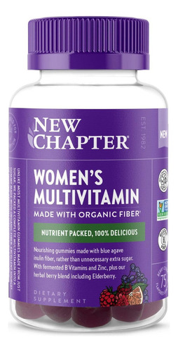 Multivitaminico Para Mujer New Chapter 75 Gomitas