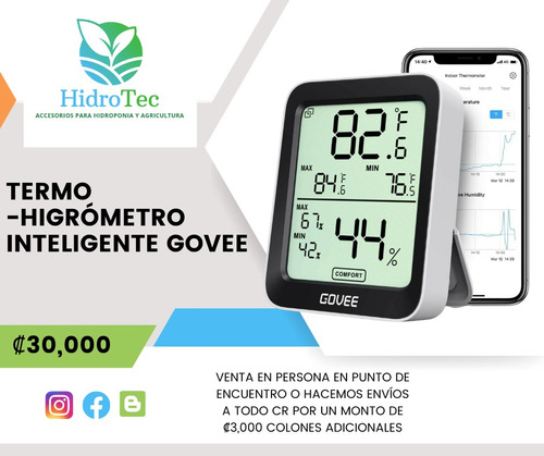 Termohigrómetro Inteligente Govee