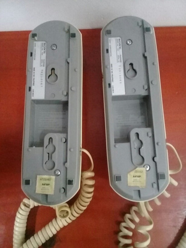 Telefono Sony X 2 Unidades. Retro. De Pared O Mesada. (Usado)