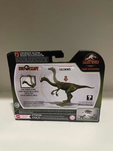 Imagem 2 de 2 de Jurassic World Dino Escape Fierce Force Gallimimus