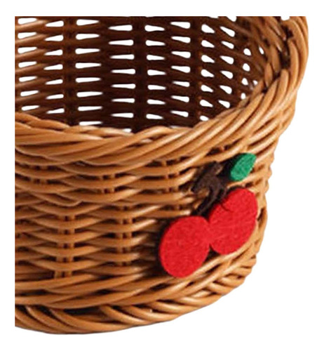 Mz Cesta Tejida De La Cesta De La Verdura De La Fruta De La
