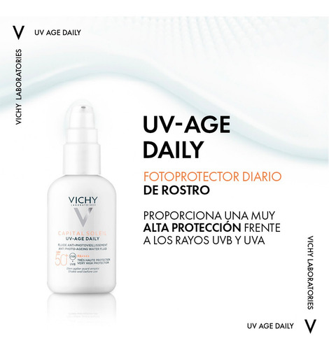 Vichy Cap Soleil Spray 50 Fps + Capital Soleil Uv Age 50 Fps