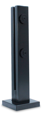 Kit 14 Coluna Torre Inox 40cm C/ Chumbador Preto Fosco