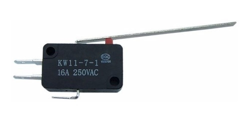 10x Chave Micro Switch Fim Curso Kw11-7-3 16a C/ Haste 60mm
