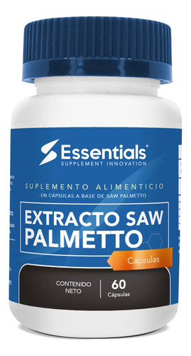 Essentials Saw Palmento 500 Mg 60 Tabletas 
