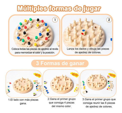 Jogo De Tabuleiro Six Montessori Didactic Memory