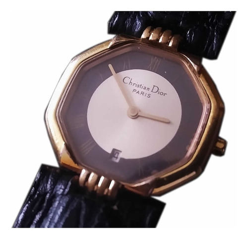 Reloj De Dama Christian Dior Octogono Original 25mm Suizo