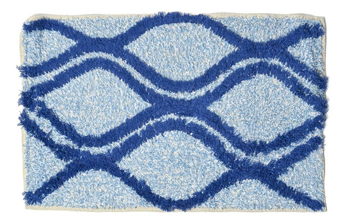 Alfombra Tapete De Baño Artesanal Absorbente 40x60cm