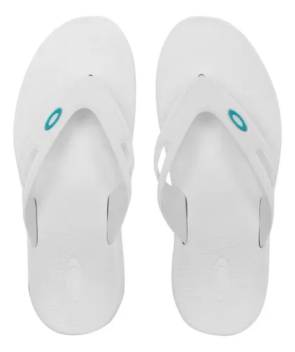 Chinelo Oakley Rest 2.0 Masculino Branco Frete gr tis