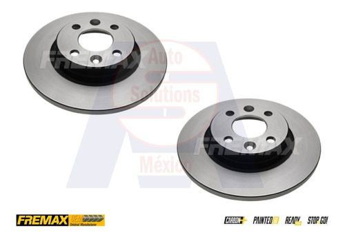 2 Discos De Freno (d) Nissan Aprio 1.6 L4 8v 2006-2010 (259m