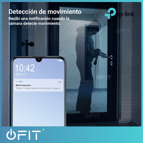 Imagen 5 de 10 de Cámara Ip Wifi Tp Link C100 Full Hd Vision Nocturna