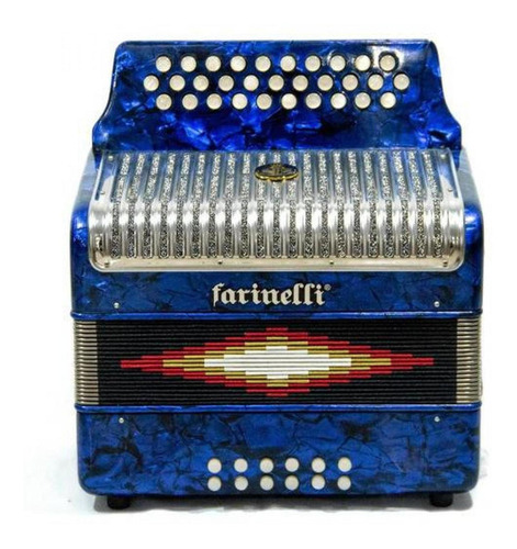 Acordeon Botones Farinelli 3012ap Sol Parrilla Metal 