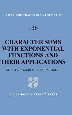 Libro Character Sums With Exponential Functions And Their...