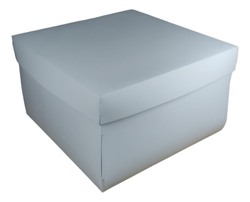 Caja De Torta 3, Pack X 4, 23 X 23 X 13 Cm De Alto