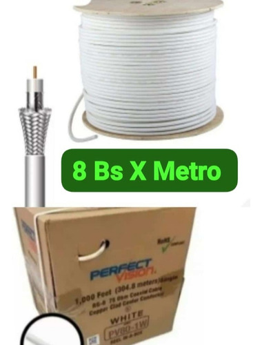 Cable Coaxial Por Metro
